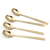 golden coffee spoon